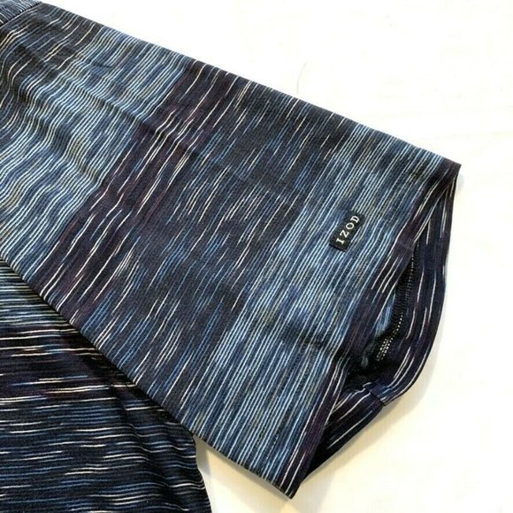 IZOD Polo Shirt Mens Large‎ L Double Mercerized Short Sleeve Cotton Heather - Picture 6 of 11